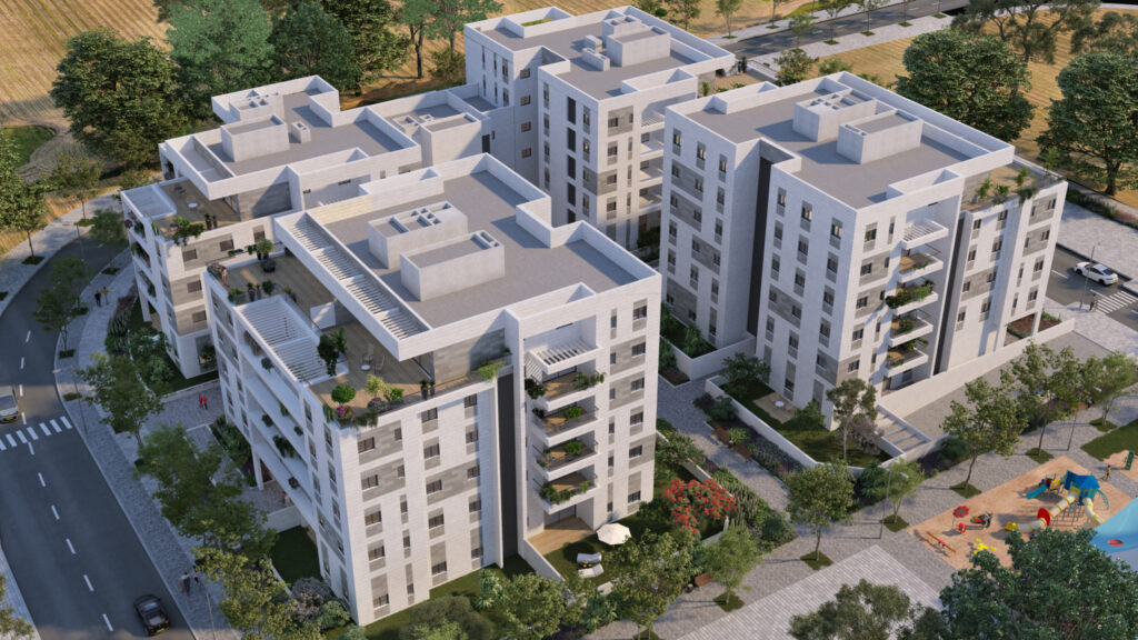 הדמיית חוץ חבצלת השרון -נתניה